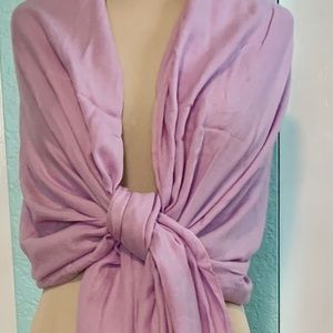 Pale lavender Scarf/Wrap 28" x 74"